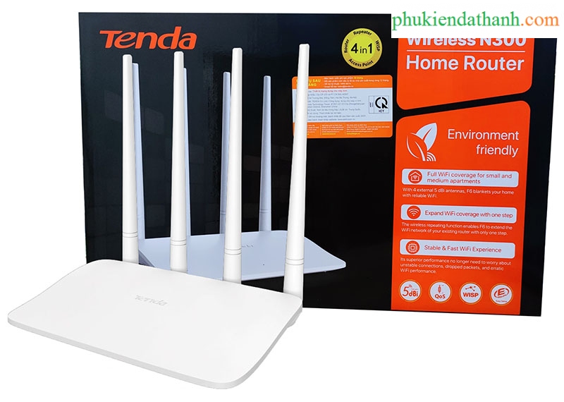 router wifi tenda f6 wireless n300mbps 6